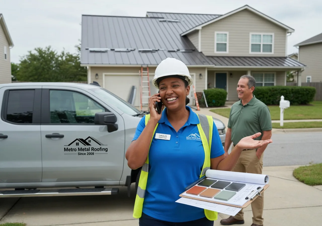 Storm Damage Metal Roof Repair in Austinburg, OH